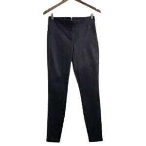 HUE Black high waist mesh sides sleek skinny jeans/jeggings